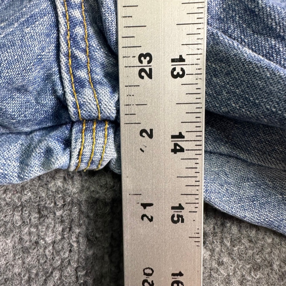 Levi Strauss Carpenter Jeans Mens Size 38x32 Blue Denim Light Wash Utility Work - Picture 5 of 9